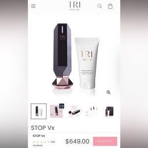 Tripollar Stop VX used RF skin tightening machine